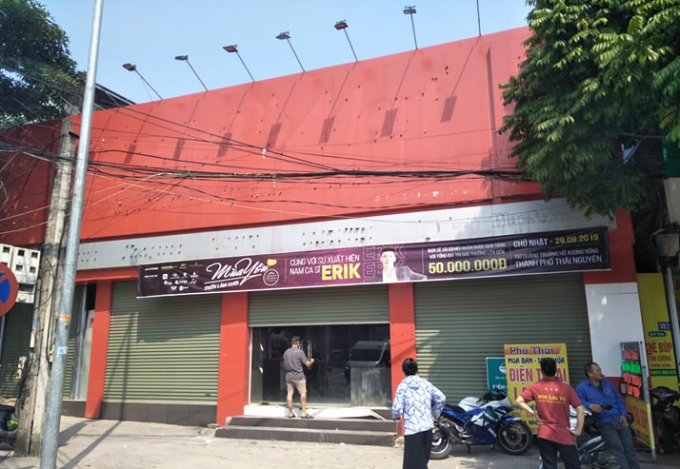 Khu nhà mà Công ty Cổ phần MediaMart Việt Nam thuê làm địa điểm kinh doanh tại TP Thái Nguyên. (Ảnh: NDCC).