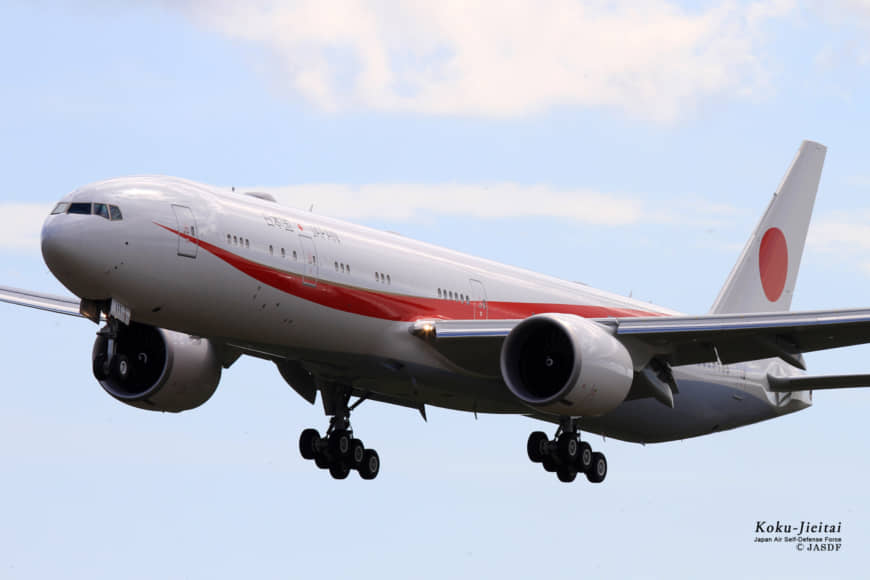 Chuyên cơ mới của chính phủ Nhật Bản là máy bay Boeing 777-3SBER
