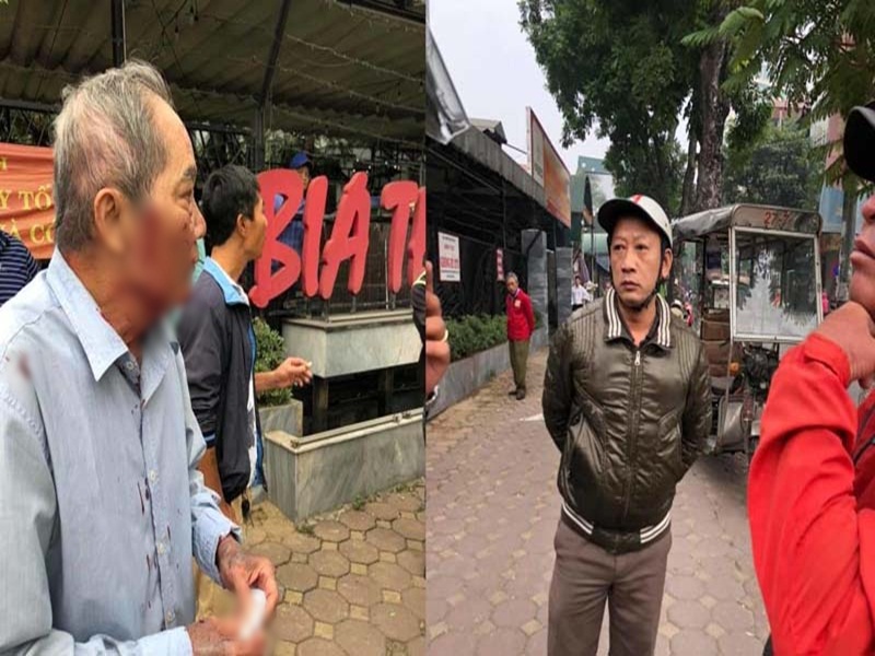 Vụ việc gã xe ôm đánh cụ già 80 tuổi nhập viện vì sợ tranh khách ở Hà Nội khiến dư luận bức xúc. (Ảnh: MXH).