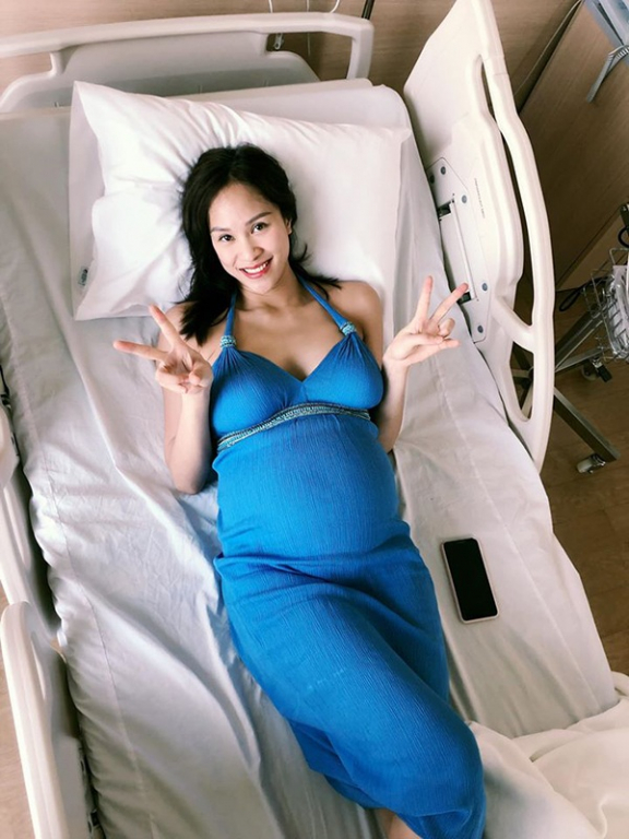 MC Phương Mai đã sinh con trai đầu lòng lúc 15h ngày 21/11, tại một bệnh viện quốc tế ở TP HCM.