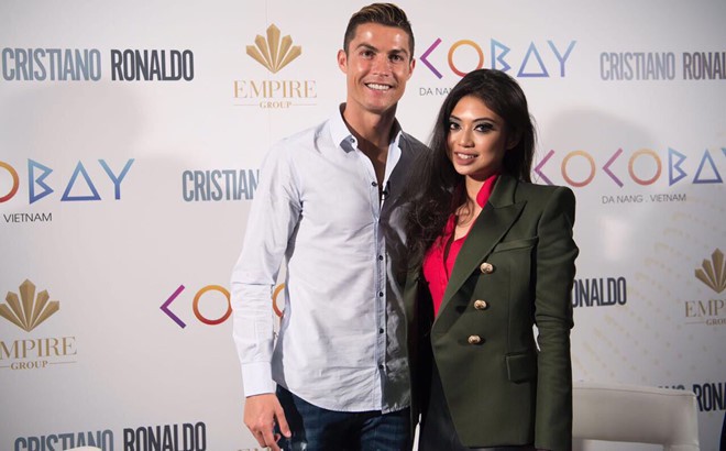 Siêu sao bóng đá C.Ronaldo từng xuất hiện trong hình ảnh quảng cáo của dự án Cocobay Đà Nẵng. (Ảnh: Interner).