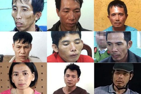 9 bị can trong vụ án nữ sinh giao gà Điện Biên gây rúng động dịp Tết nguyên đán Kỷ Hợi 2019.