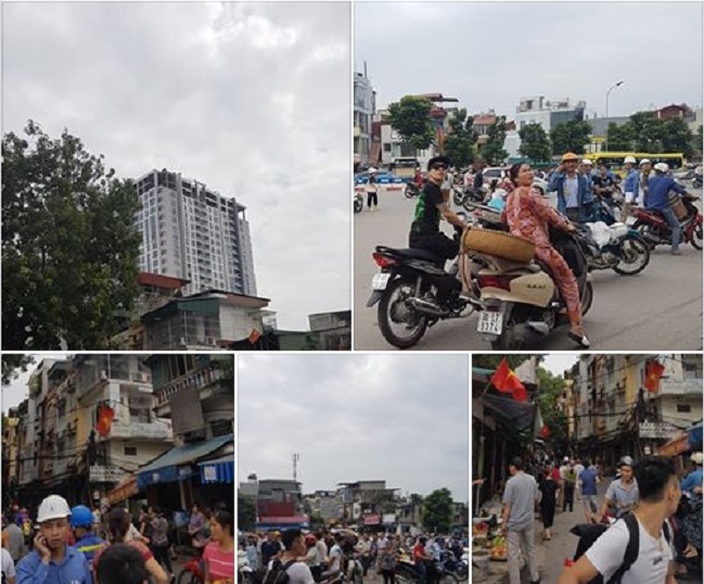 Những ngày gần đây nhiều người dân Hà Nội cảm nhận được rung lắc do động đất. (Ảnh: FB).