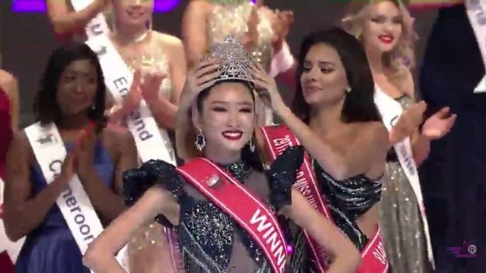 Thanh Khoa đăng quang ngôi vị cao nhất của cuộc thi.Hoa hậu Sinh viên Thế giới (World Miss University) 2019 diễn ra tại Hàn Quốc. Cô dự thi với tư cách sinh viên khoa tiếng Anh của Đại học Hutech TP.HCM.