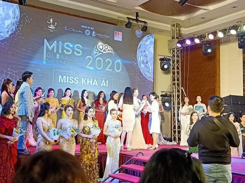 Cuộc thi hoa hậu 'chui' Miss Global Her Beauty bị đề nghị phạt kịch khung. (Ảnh: FB).
