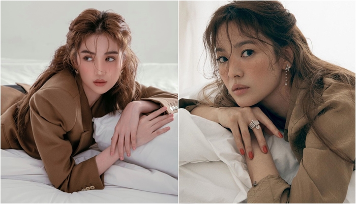 Ngọc Trinh bị soi ''sao chép'' phong cách của Song Hye Kyo trong bộ ảnh mới