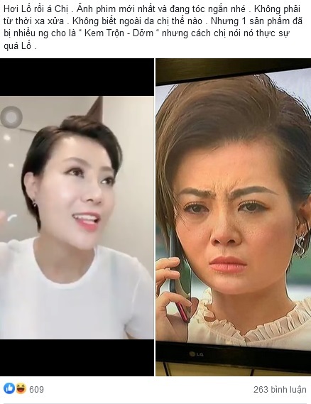 'Lan Cave' Thanh Hương lộ mặt rỗ khác hẳn lúc livestream PR kem dưỡng da