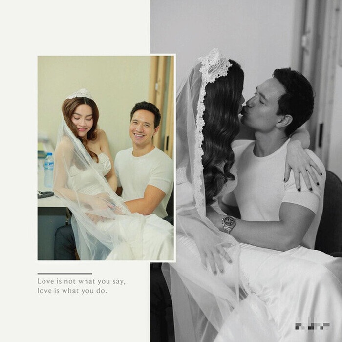 Hồ Ngọc Hà lên tiếng đính chính về bộ ảnh cưới với Kim Lý đang được lan truyền trên mạng xã hội: 