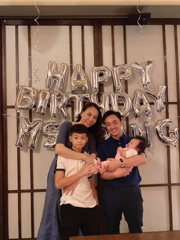 Cường Đô La đăng ảnh cả gia đình mừng sinh nhật Đàm Thu Trang