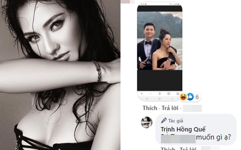 Hồng Quế phản ứng khi bị hỏi xoáy chuyện tình mới của Huỳnh Anh