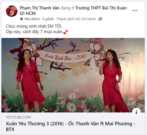 Ốc Thanh Vân nghẹn ngào mừng sinh nhật Mai Phương