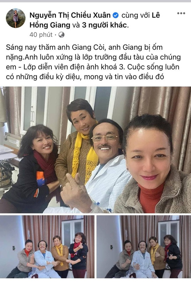 Nghệ sĩ Giang Còi nhập viện khẩn vì phát hiện khối u ở họng