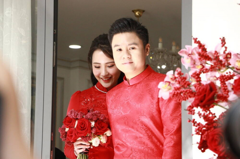 Primmy Trương rạng ngời trong ngày cưới với thiếu gia Phan Thành