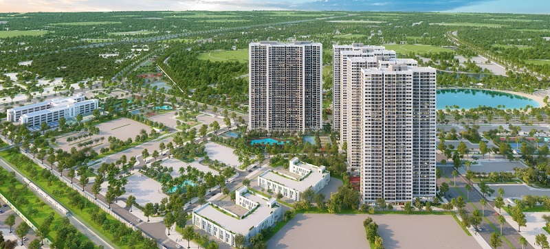 Imperia Smart City - nơi kiến tạo mảng xanh cho không gian sống với hơn 70% diện tích xây dựng là cây xanh.