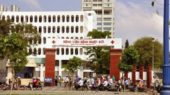 Bệnh viện Bệnh nhiệt đới TP HCM, nơi Việt kiều Mỹ nhiễm virus corona đang được điều trị cách ly. (Ảnh: IT).
