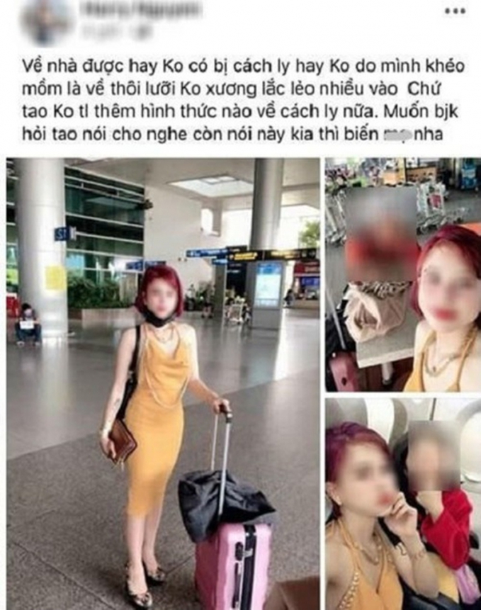 Cô gái Bình Dương khoe chiêu trốn cách ly sau khi bay từ Hàn Quốc về.