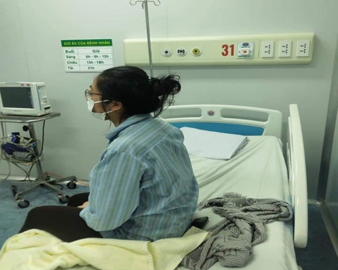 Cô gái 26 tuổi nhiễm Covid-19 đang được điều trị tại Bệnh viện Nhiệt đới Trung ương.