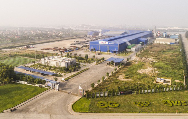 Nhà máy sản xuất Công ty Cổ phần Luyện Thép Cao cấp Việt Nhật. (Ảnh: Người Lao Động).