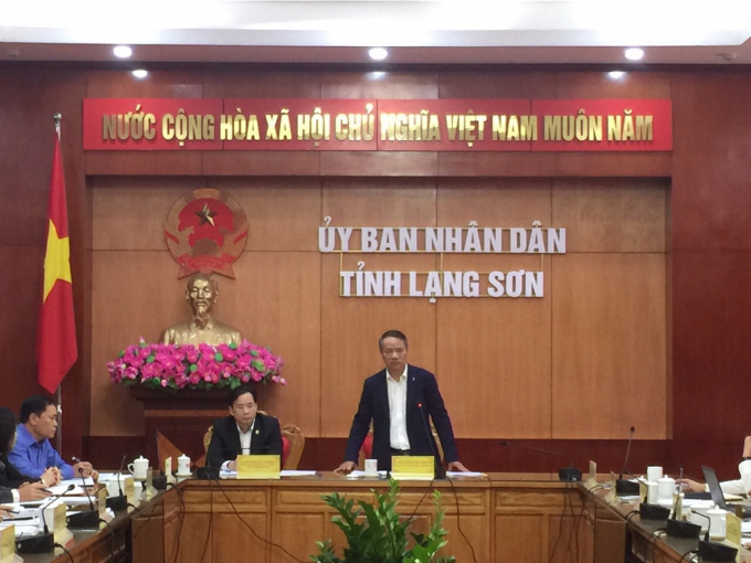 Phó Tổng Thanh tra Chính phủ Nguyễn Văn Thanh chỉ đạo tại buổi công bố kết luận thanh tra tại Lạng Sơn. (Ảnh: IT).