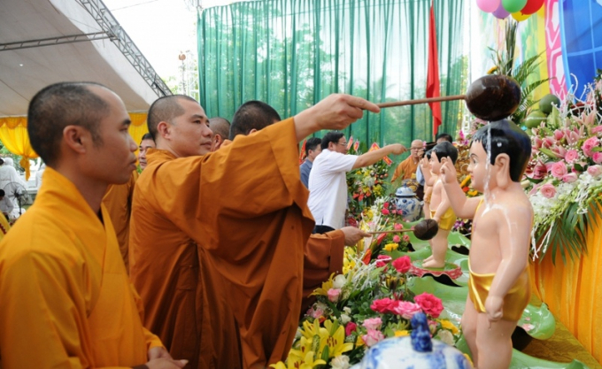 Đại lễ Phật đản diễn ra hàng năm vào ngày 15/4 âm lịch.