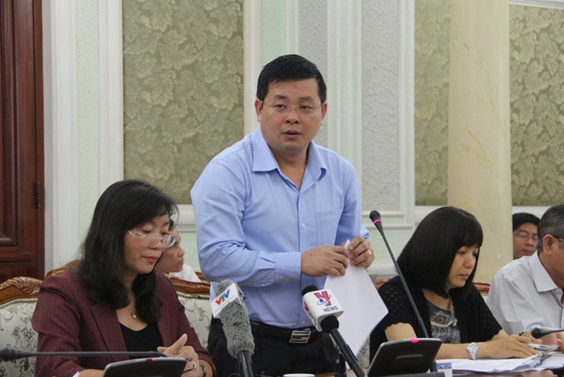 Giám đốc Sở TN-MT TP HCM Nguyễn Toàn Thắng nhận trách nhiệm về văn bản gây hoang mang cho người dân (Ảnh: Dân Trí).