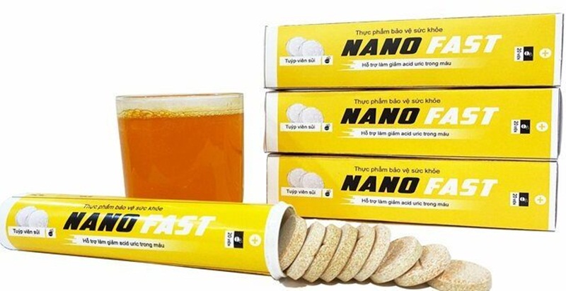 Viên sủi Nano Fast hỗ trợ phòng ngừa bệnh Gout.