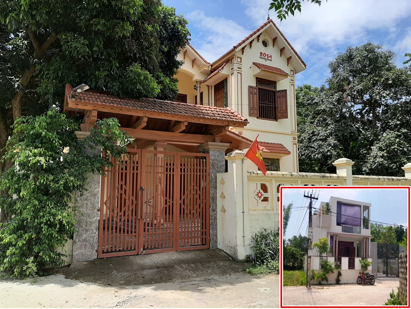 Hình ảnh những căn nhà tiền tỷ của hộ cận nghèo ở Thanh Hóa.