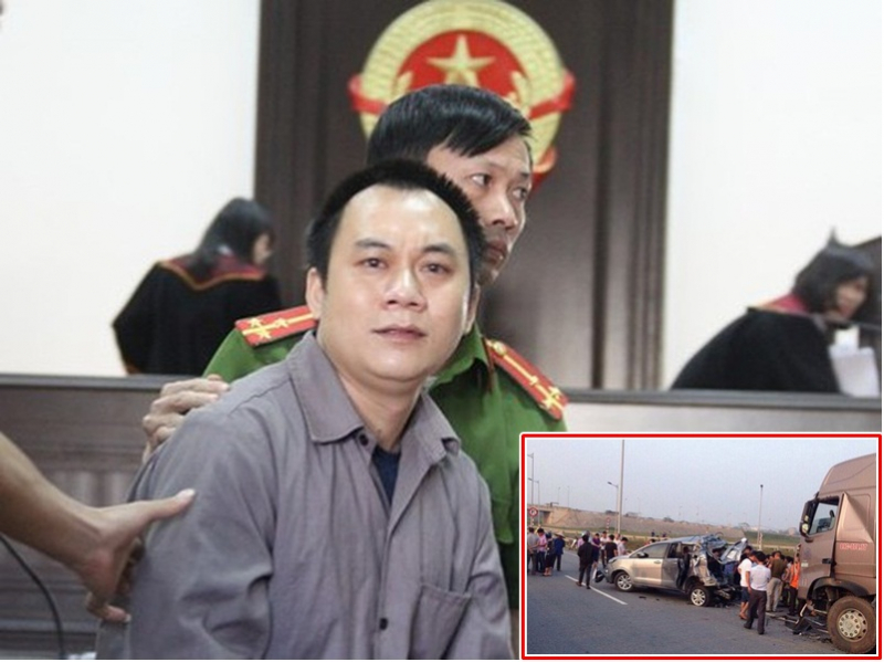 Tài xế Lê Ngọc Hoàng trong vụ Container đâm xe Innova đi lùi trên cao tốc Hà Nội - Thái Nguyên.