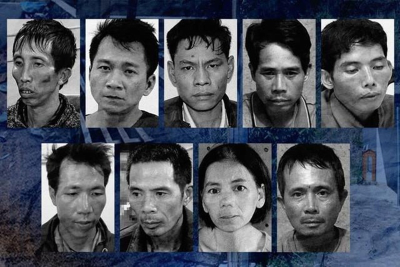 9 bị cáo trong vụ án nữ sinh giao gà ở Điện Biên bị sát hại.