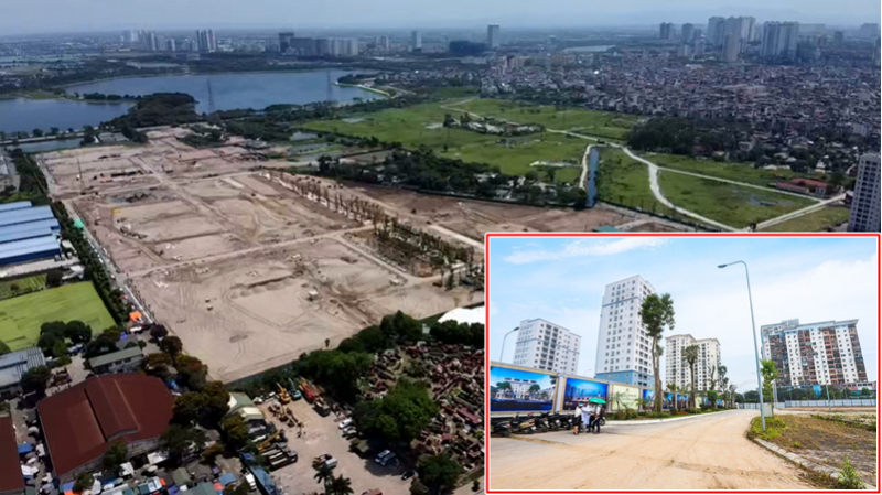 Dự án Khu đô thị mới Hoàng Văn Thụ (Dự án Louis City Hoàng Mai) đang trong giai đoạn làm hạ tầng kỹ thuật nhưng nhiều môi giới đã rao bán rầm rộ.