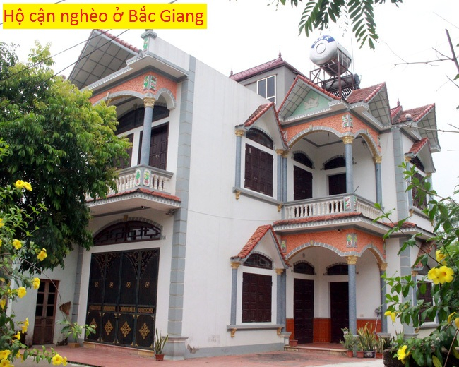 Ngôi nhà của hộ cận nghèo là công chức xã Đồng Tiến (Yên Thế - Bắc Giang) được nhận tiền hỗ trợ dịch Covid-19.