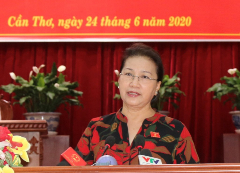 Chủ tịch Quốc hội Nguyễn Thị Kim Ngân trả lời cử tri về vụ án Hồ Duy Hải.