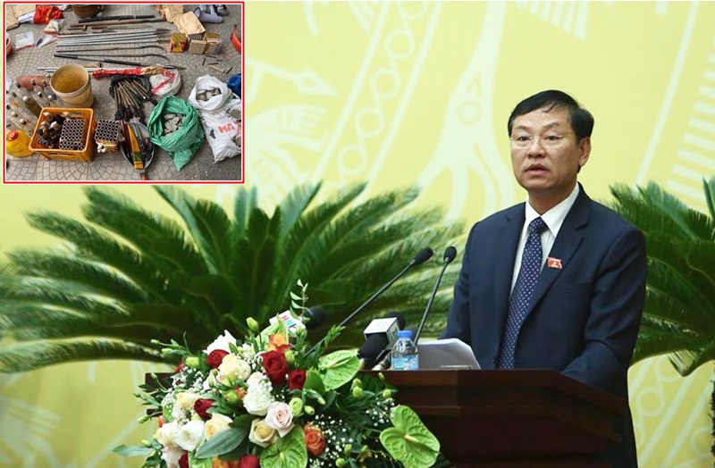 Ông Nguyễn Hữu Chính - Chánh án Tòa án Nhân dân TP Hà Nội phát biểu về vụ án Đồng Tâm.