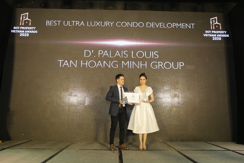 Dự án D’. Palais Louis được vinh danh tại hạng mục “Dự án căn hộ siêu cao cấp tốt nhất Việt Nam 2020”.