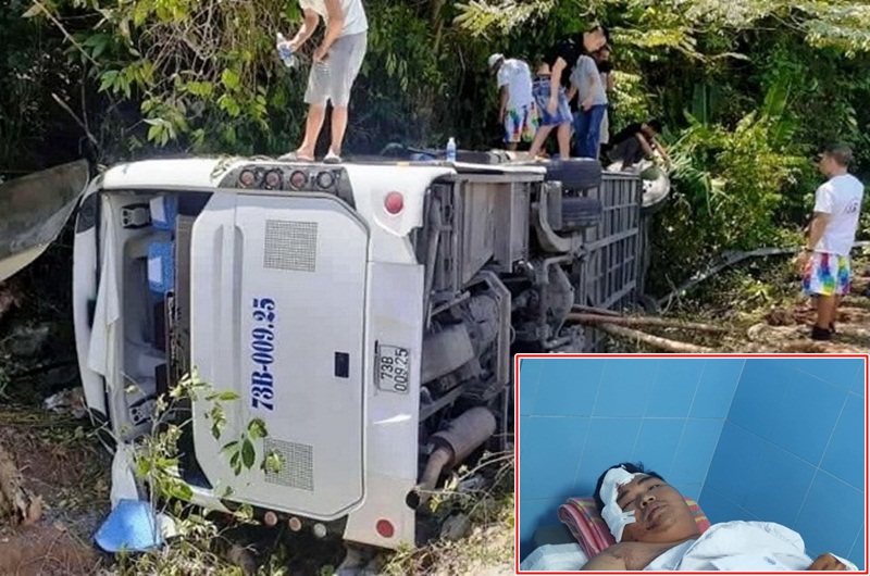 Tài xế trong vụ lật xe du lịch làm 15 người chết ở Quảng Bình có nồng độ cồn.