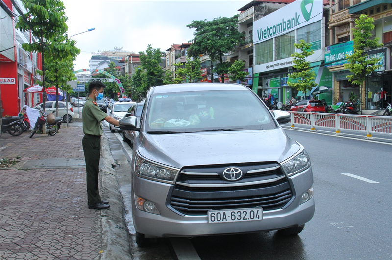 Phương tiện mà lái xe đã dùng để trở số người Trung Quốc nhập cảnh trái phép vào Việt Nam.
