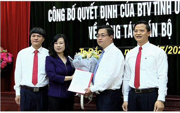 Tân Bí thư thành ủy Bắc Ninh Nguyễn Nhân Chinh về làm PGĐ Sở LĐTBXH.