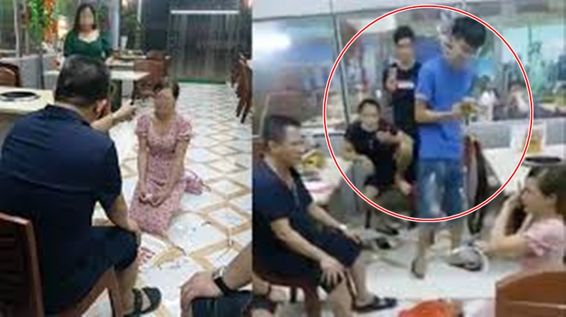 Xử lưu động Chủ quán Nhắng nướng bắt cô gái quỳ lạy ở Bắc Ninh.