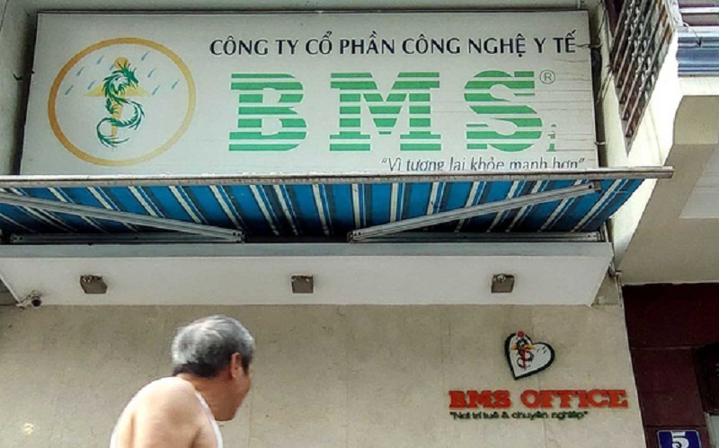 Công ty cổ phần công nghệ y tế BMS trong vụ nâng khống giá thiết bị y tế ở Bệnh viện Bạch Mai. (Ảnh: Tuổi Trẻ).