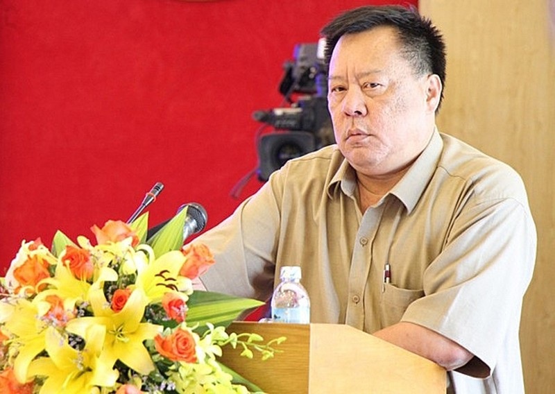 Ông Võ Tấn Thái khi làm Giám đốc Sở TN&MT Khánh Hòa. (Ảnh: Tiền Phong).