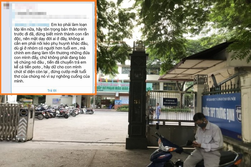 Mẹ bị lăng mạ, tẩy chay vì từ chối khoản đóng tự nguyện 700 nghìn ở lớp xảy ra ở trường THPT Trương Định (Hà Nội) đang gây phẫn nộ dư luận.