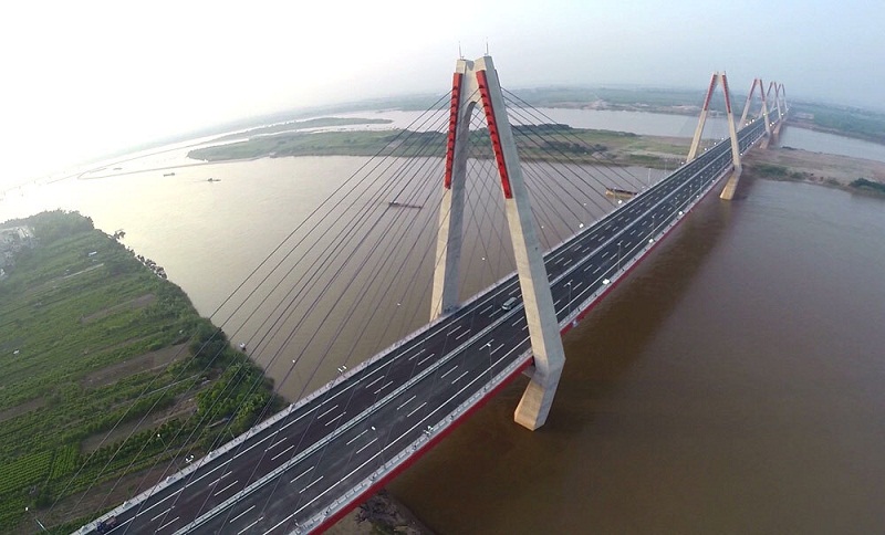 Hà Nội sắp xây 10 cây cầu vượt sông Hồng. (Ảnh minh họa).
