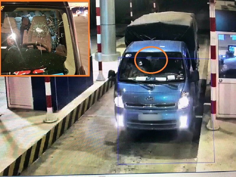 Nhiều tài xế phản ánh bị ném đá vỡ kính ô tô trên cao tốc Lạng Sơn - Bắc Giang.