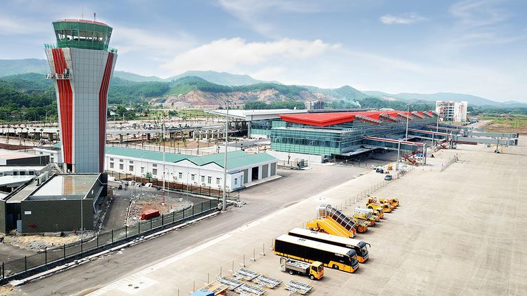 Bộ Giao thông Vận tải quyết định đóng cửa sân bay Vân Đồn đến 12h ngày 13/2.