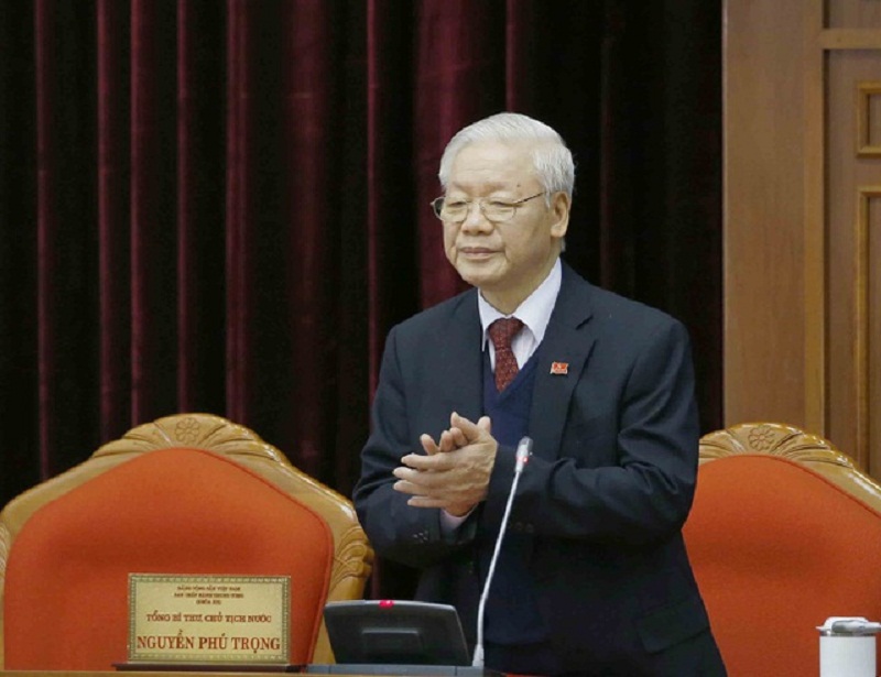 Tổng Bí thư Nguyễn Phú Trọng là nhân sự đặc biệt được Trung ương khóa XII giới thiệu. (Ảnh: Dân Trí).