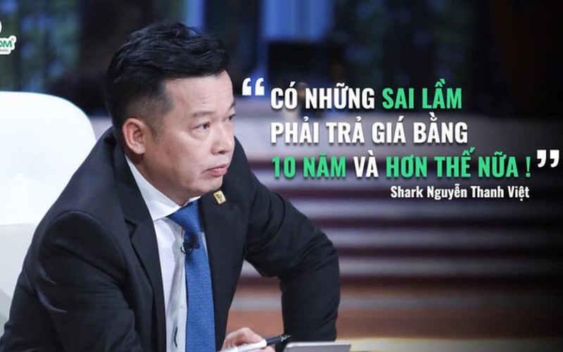 Shark Việt đăng dòng trạng thái nhận lỗi về vụ sai phạm tại chung cư Intracom 1 kèm bức ảnh: 'Có những sai lầm phải trả giá bằng 10 năm và hơn thế nữa'.