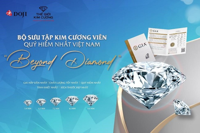 Cận cảnh bộ sưu tập kim cương viên 'Beyond Diamond' của DOJI và Thế Giới Kim Cương.