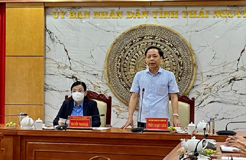 Phó Tổng TTCP Trần Ngọc Liêm phát biểu tại buổi công bố kết luận thanh tra tại Thái Nguyên. (Ảnh: PH).