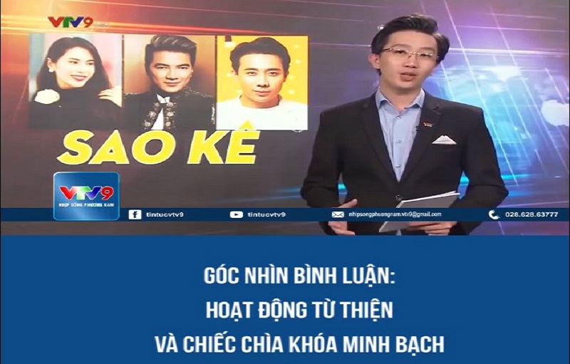 Hoài Linh, Thủy Tiên, Trấn Thành, Đàm Vĩnh Hưng bị réo tên trên Đài truyền hình VTV về vấn đề minh bạch từ thiện.