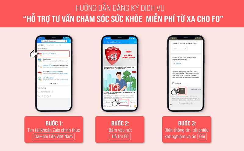 Dai-ichi Life Việt Nam triển khai Chương trình hỗ trợ tư vấn sức khỏe miễn phí từ xa cho F0.